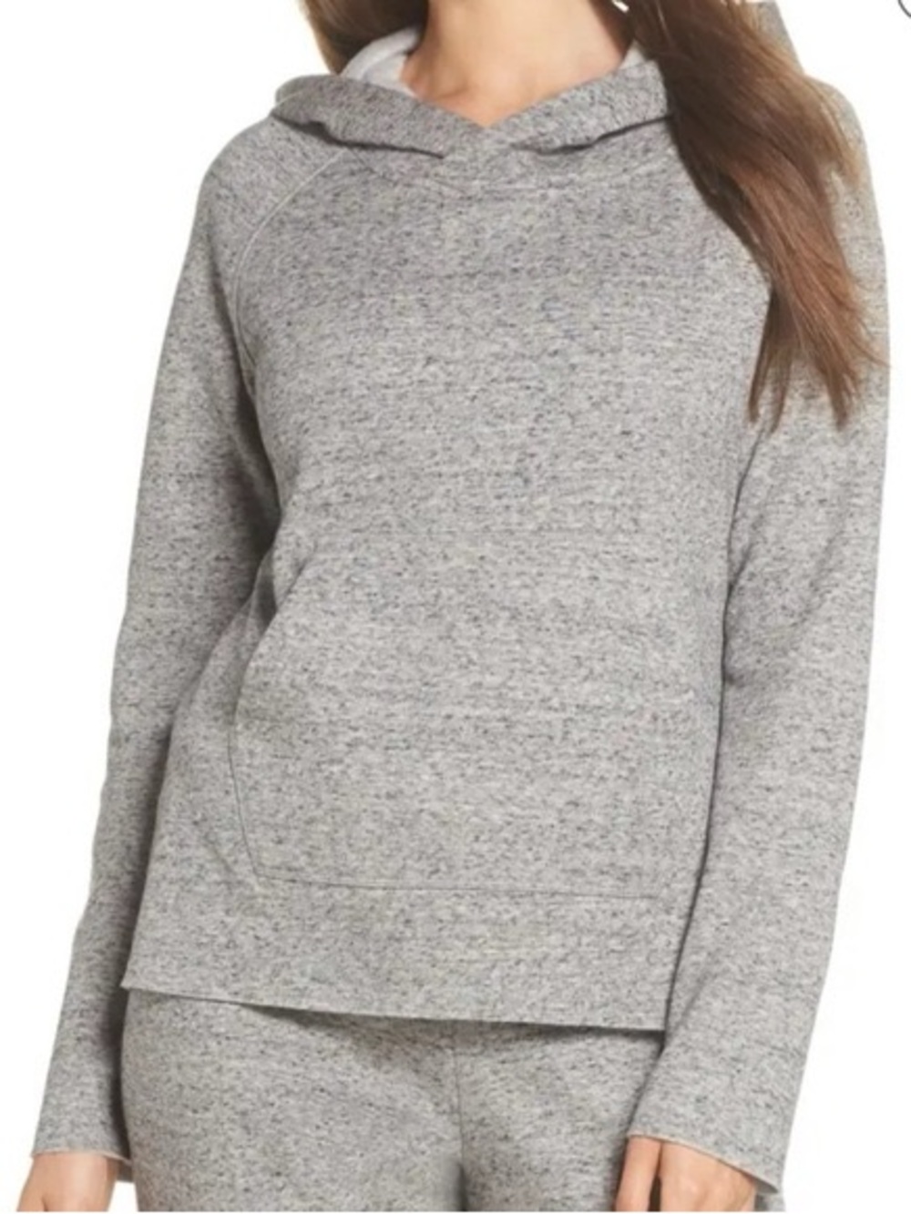 UGG Women's Heather Gray Hooded Sweatshirt